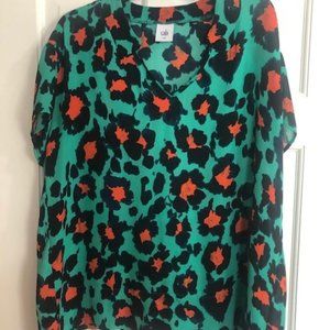 Cabi Leopard Rita Blouse